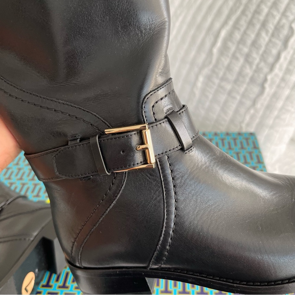 Tory Burch Black Leather Boots - Picture 6 of 7
